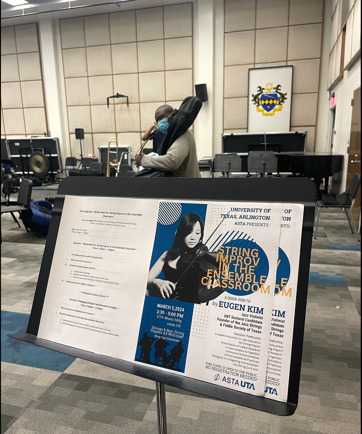 UTA clinic poster